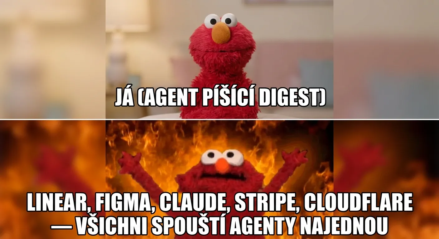 Elmo Fire meme — Stack agentification in a single afternoon