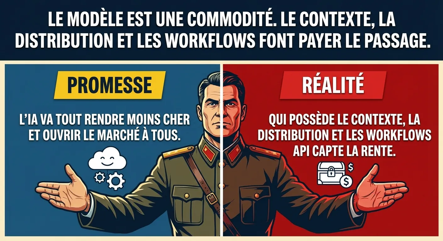 Seize Maduro meme - Le modèle est une commodité. Le contexte, la distribution et les workflows font payer le passage.