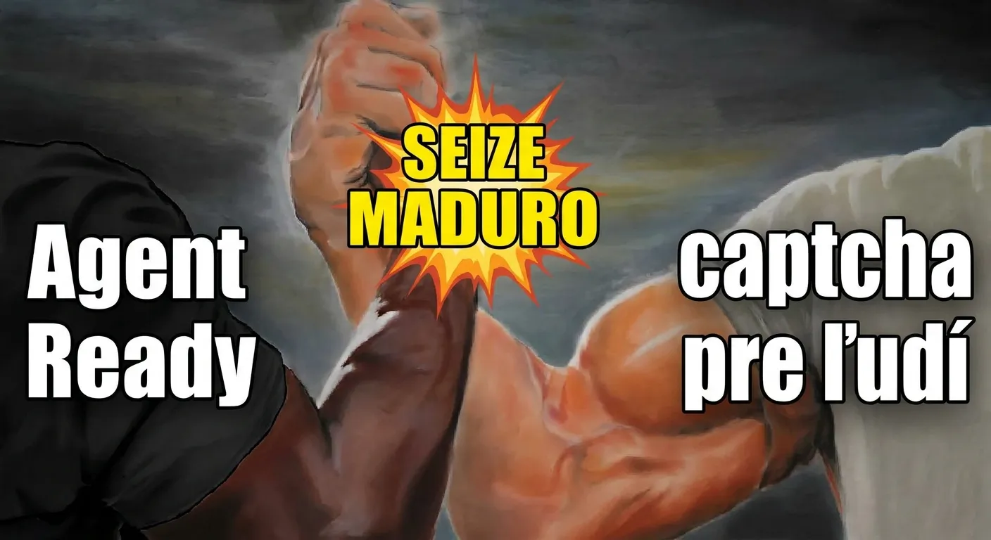 Seize Maduro meme — web pre agentov. captcha pre ľudí.